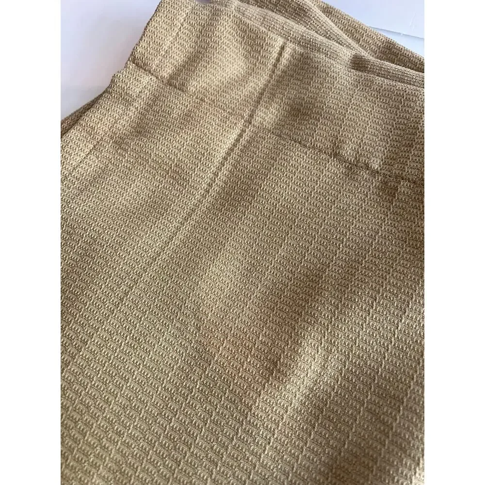 2-MARTHA STEWART TAN WINDOW CURTAINS PANELS EACH 50